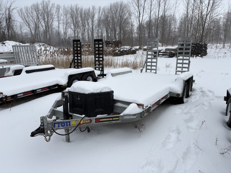 2024 Miska 5 Ton Galvanized Equipment Trailer